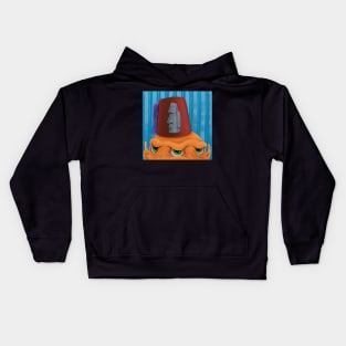 Tiki Fez #3 Kids Hoodie